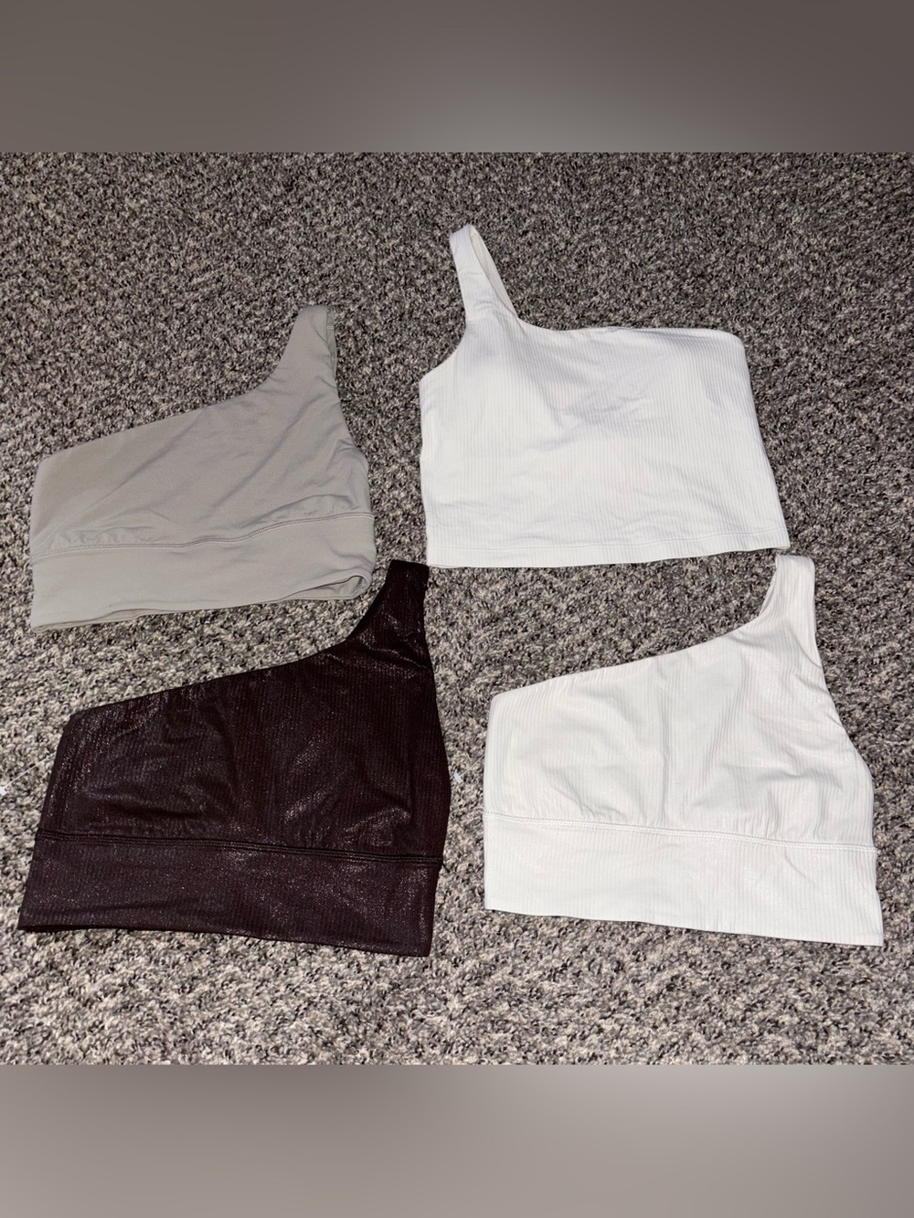 Lululemon Align Asymmetrical 4 Ribbed Bras Bundle Lot